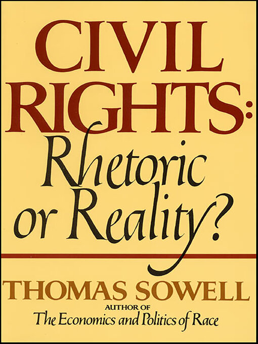 Title details for Civil Rights by Thomas Sowell - Available